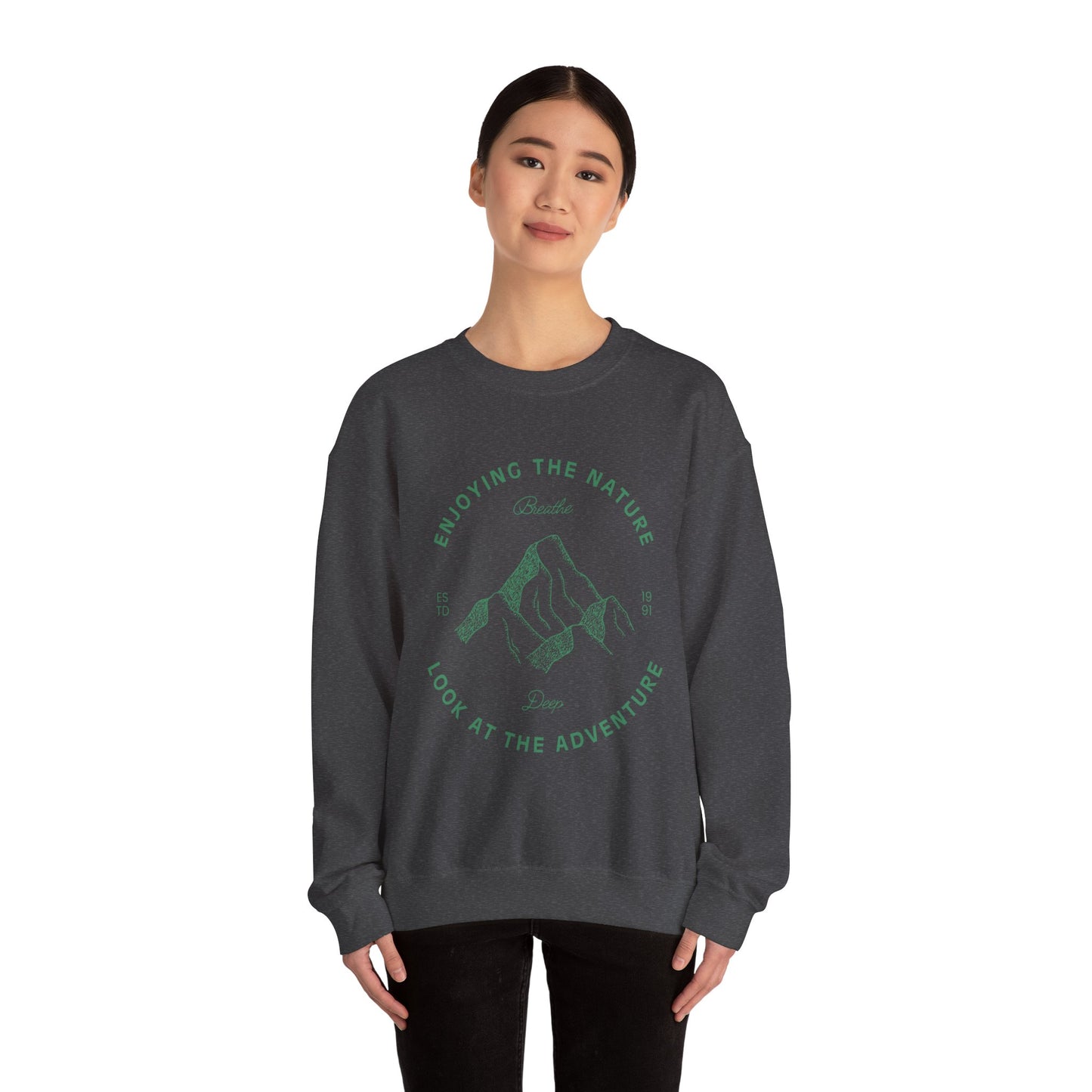 Enjoying the Nature Pullover Hoodie | Mountain & Adventure Apparel