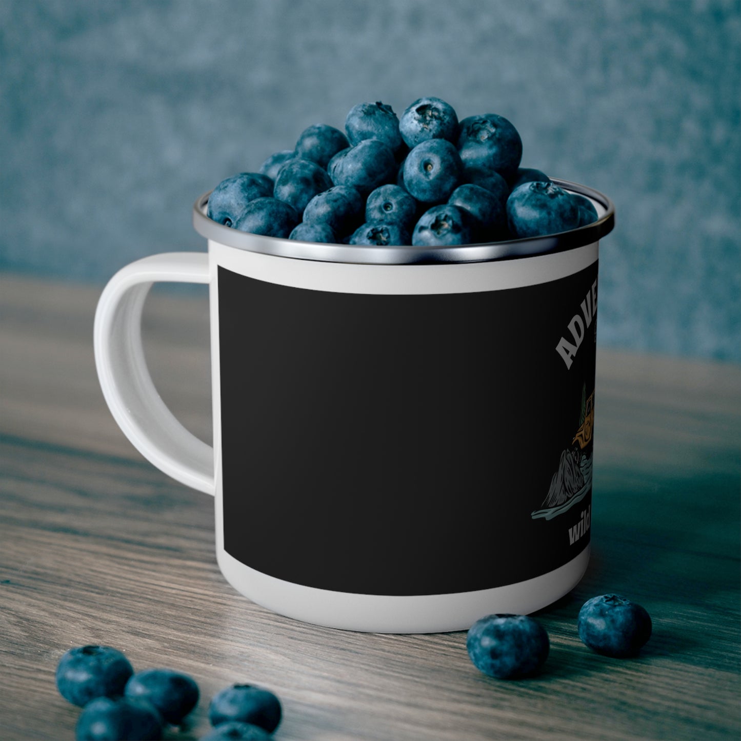 Adventure Begin – Wild and Free travel and outdoor coffee mug inspired by road trips, nature, and off-road exploration. Perfect gift for adventurers and campers.