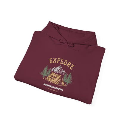 Explore Mountain Camping Hoodie | Vintage Outdoor Adventure Hoodie
