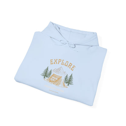 Explore Mountain Camping Hoodie | Vintage Outdoor Adventure Hoodie
