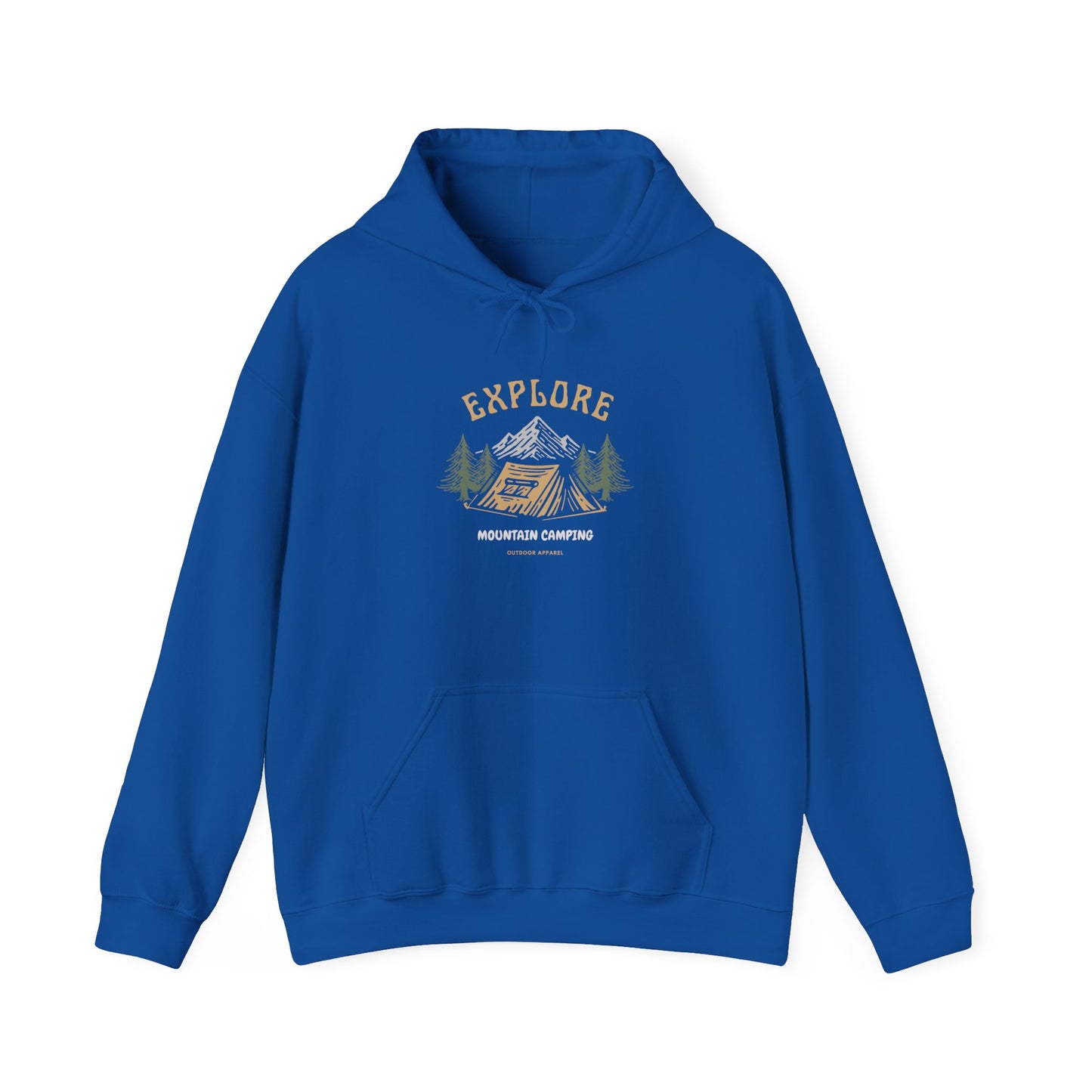 Explore Mountain Camping Hoodie | Vintage Outdoor Adventure Hoodie