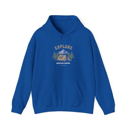 Explore Mountain Camping Hoodie | Vintage Outdoor Adventure Hoodie