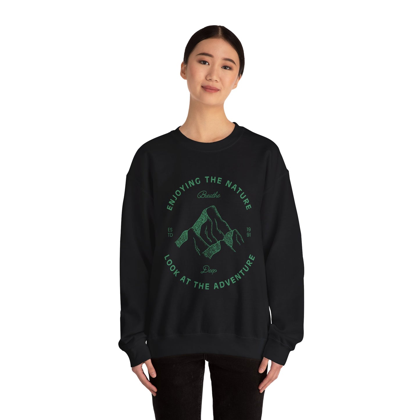 Enjoying the Nature Pullover Hoodie | Mountain & Adventure Apparel