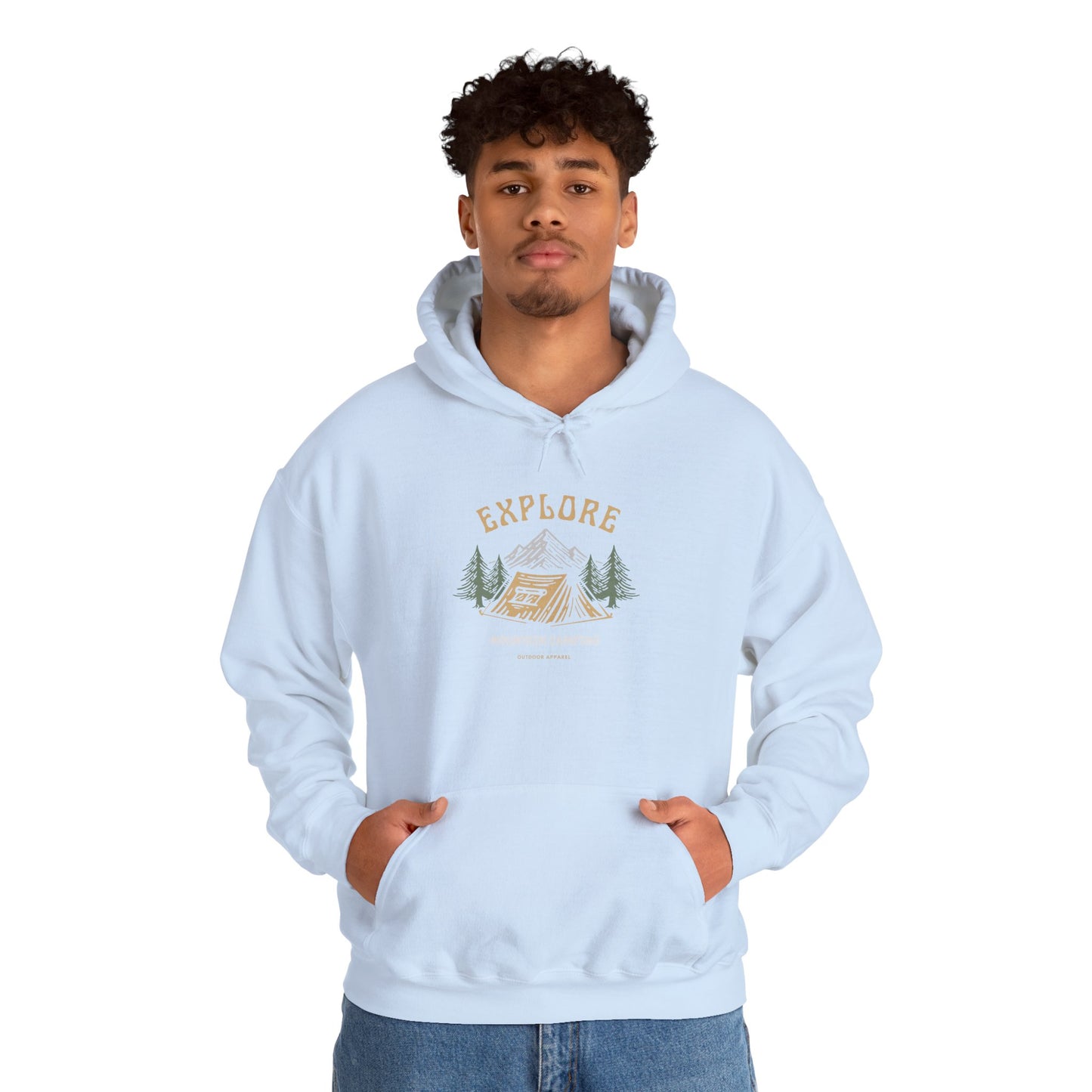 Explore Mountain Camping Hoodie | Vintage Outdoor Adventure Hoodie
