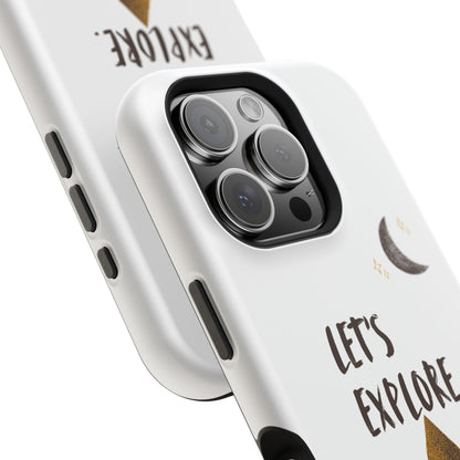 Let's Explore Phone Case — Adventure Camper Impact-Resistant Phone Cover