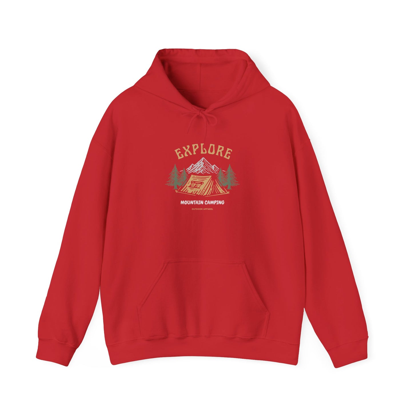 Explore Mountain Camping Hoodie | Vintage Outdoor Adventure Hoodie