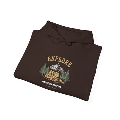 Explore Mountain Camping Hoodie | Vintage Outdoor Adventure Hoodie