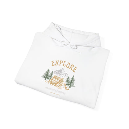 Explore Mountain Camping Hoodie | Vintage Outdoor Adventure Hoodie