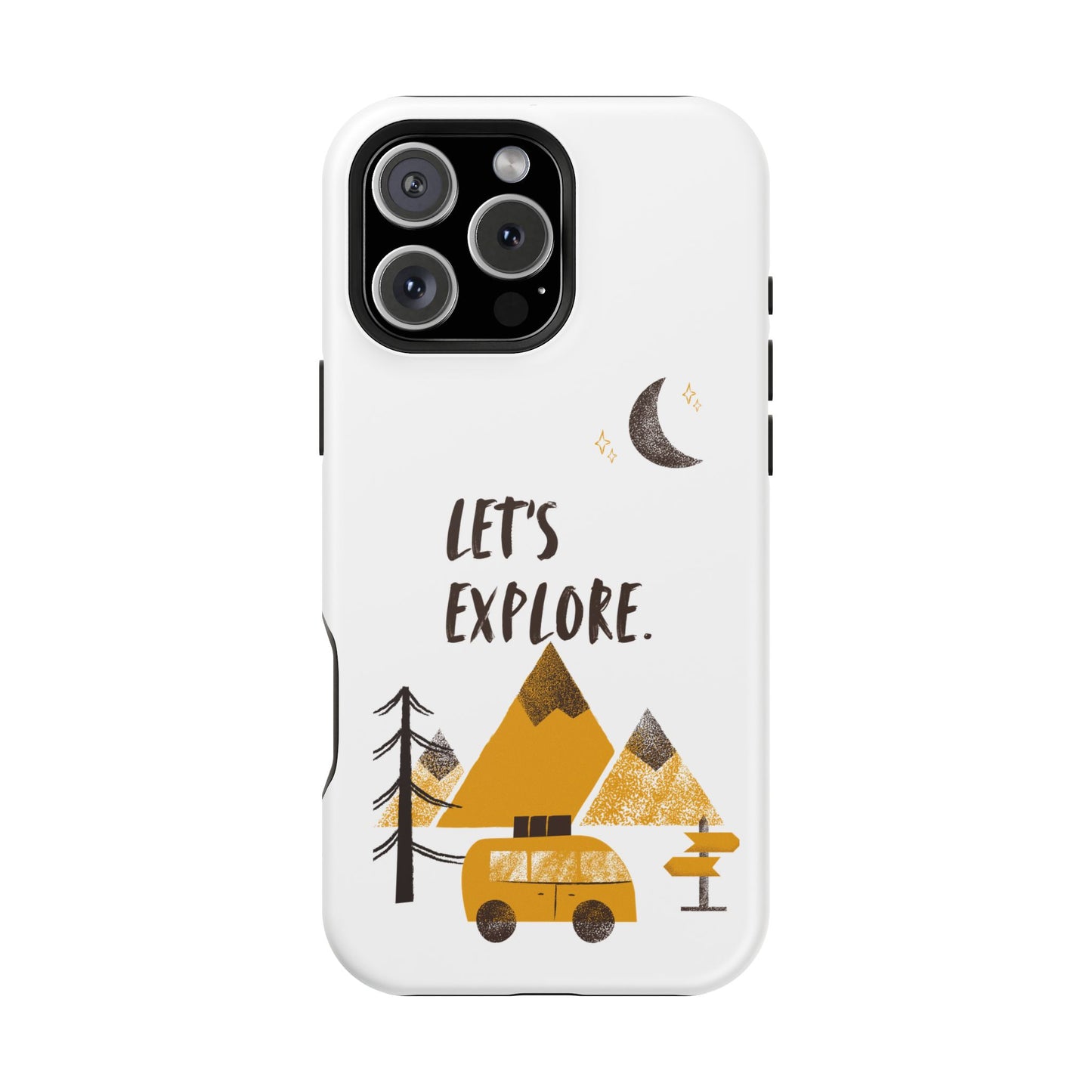 Let's Explore Phone Case — Adventure Camper Impact-Resistant Phone Cover
