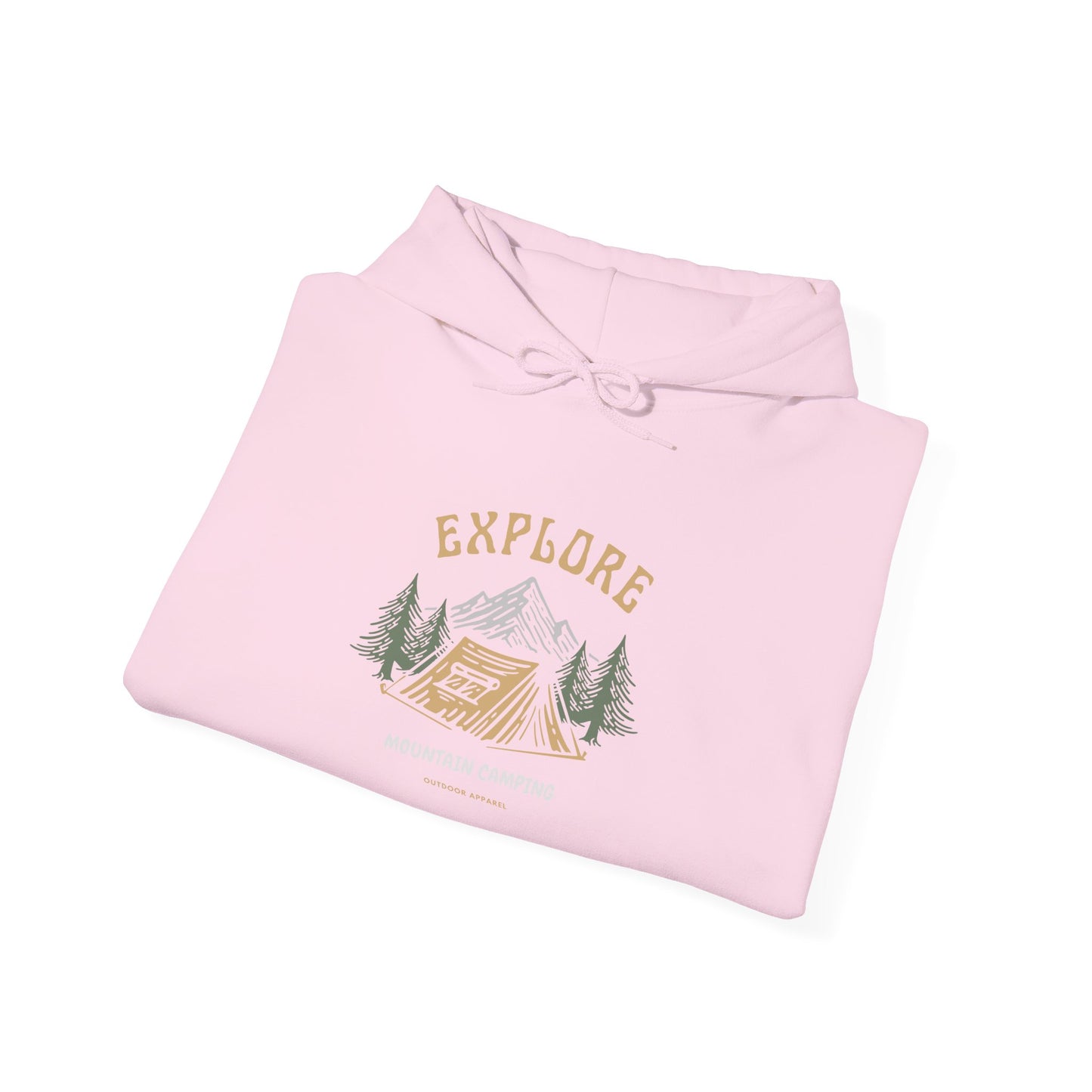 Explore Mountain Camping Hoodie | Vintage Outdoor Adventure Hoodie