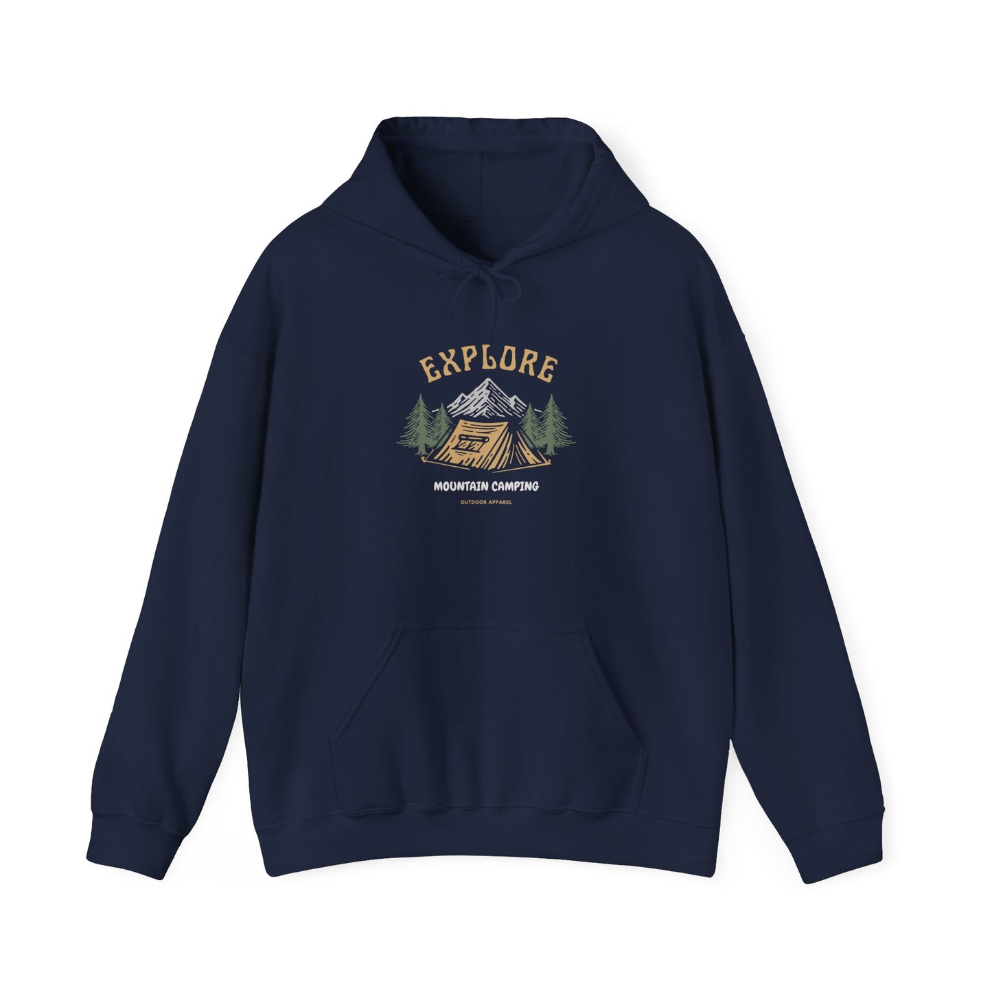 Explore Mountain Camping Hoodie | Vintage Outdoor Adventure Hoodie