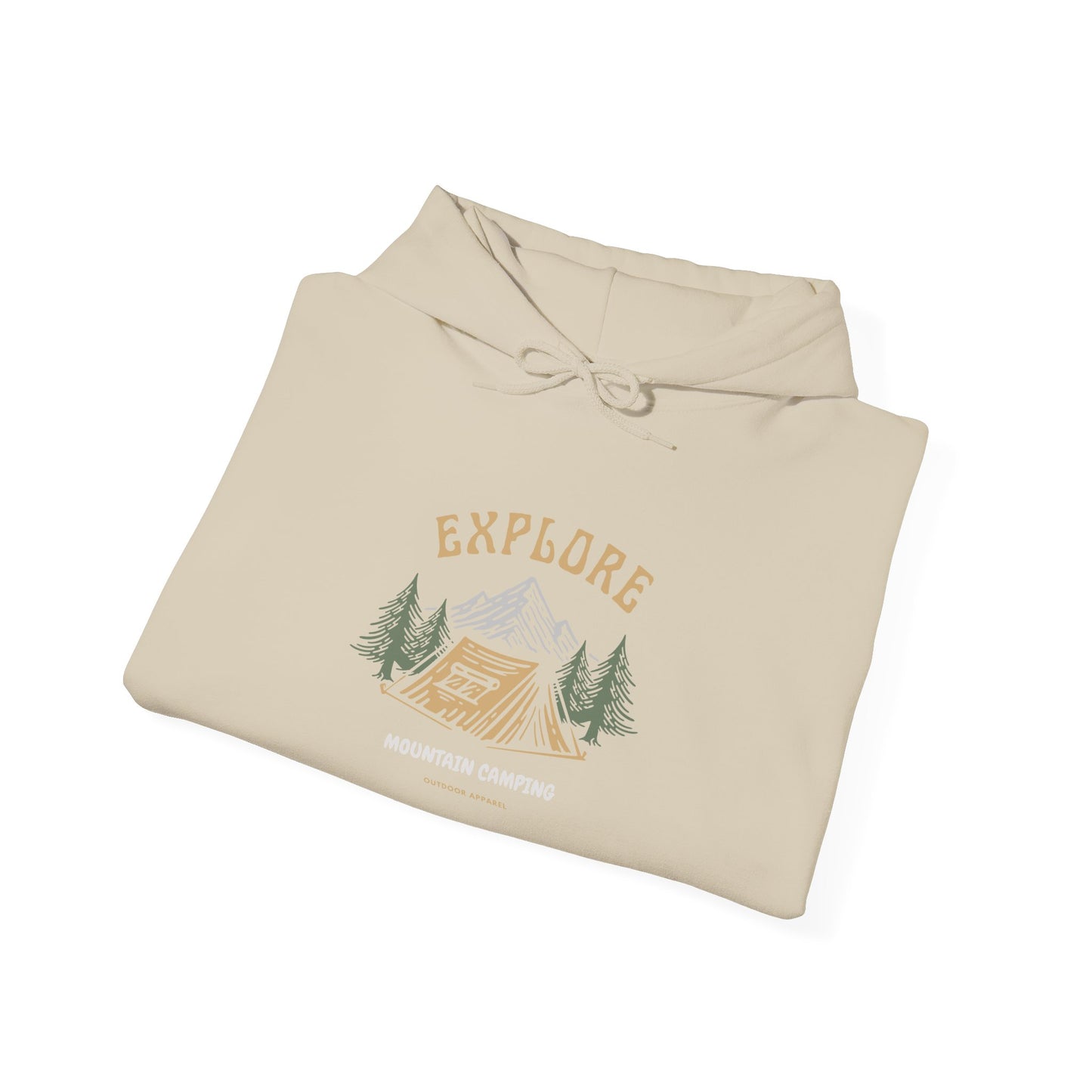 Explore Mountain Camping Hoodie | Vintage Outdoor Adventure Hoodie