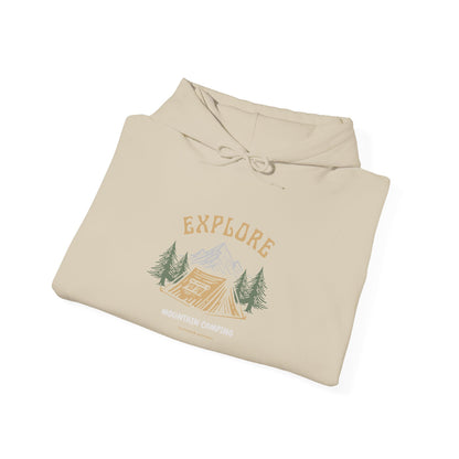 Explore Mountain Camping Hoodie | Vintage Outdoor Adventure Hoodie