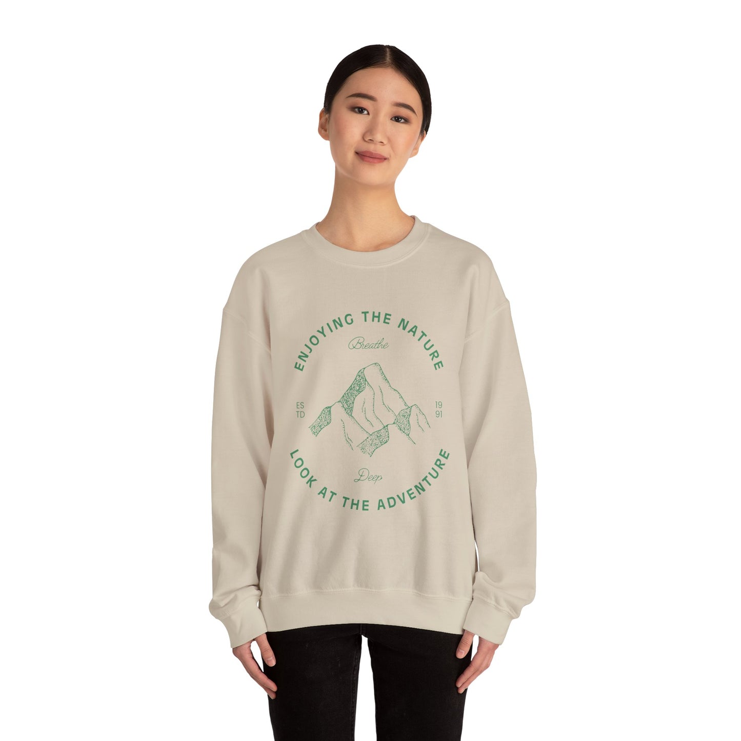 Enjoying the Nature Pullover Hoodie | Mountain & Adventure Apparel