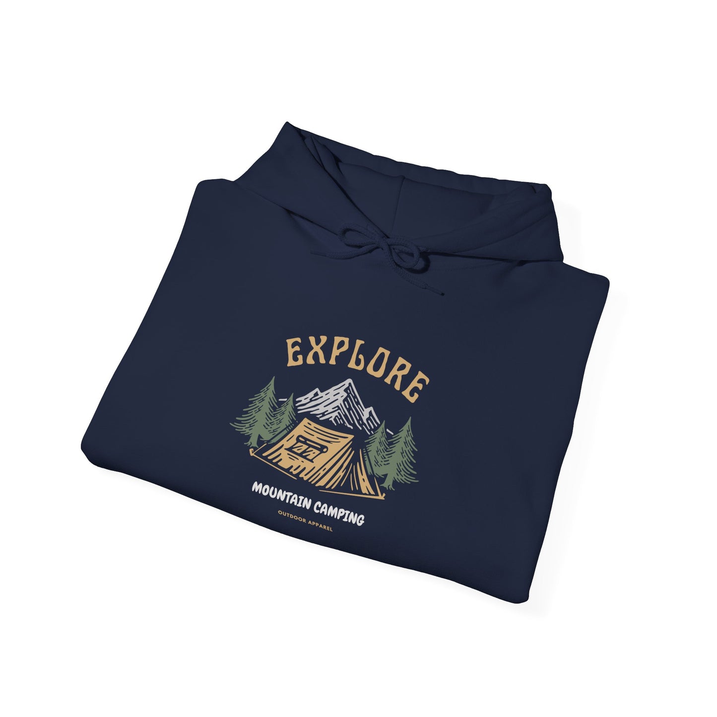 Explore Mountain Camping Hoodie | Vintage Outdoor Adventure Hoodie