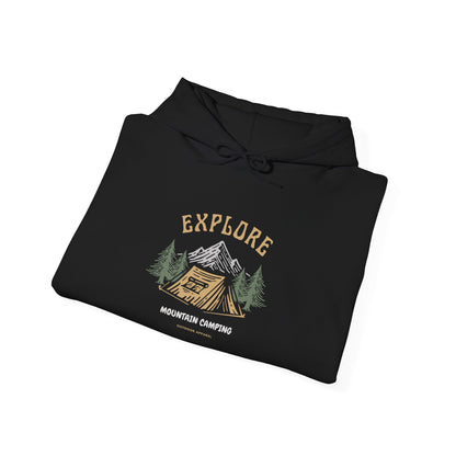 Explore Mountain Camping Hoodie | Vintage Outdoor Adventure Hoodie