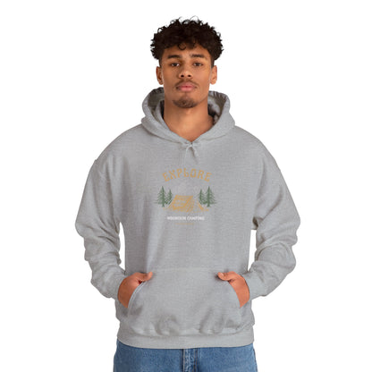 Explore Mountain Camping Hoodie | Vintage Outdoor Adventure Hoodie