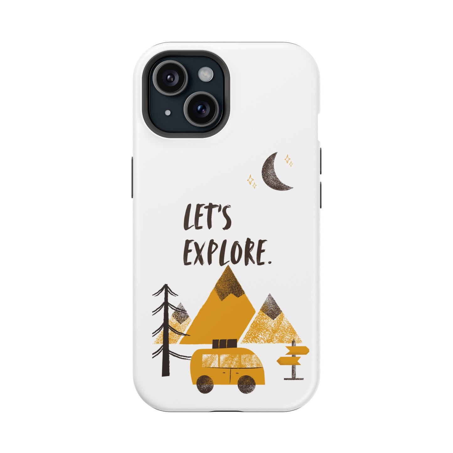 Let's Explore Phone Case — Adventure Camper Impact-Resistant Phone Cover