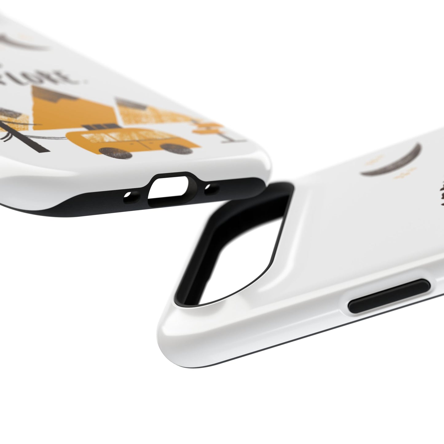 Let's Explore Phone Case — Adventure Camper Impact-Resistant Phone Cover