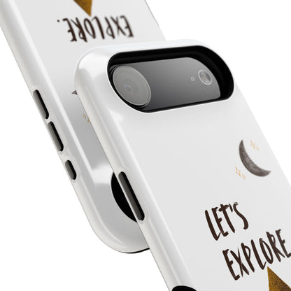 Let's Explore Phone Case — Adventure Camper Impact-Resistant Phone Cover