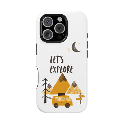 Let's Explore Phone Case — Adventure Camper Impact-Resistant Phone Cover