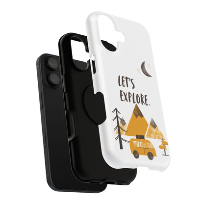 Let's Explore Phone Case — Adventure Camper Impact-Resistant Phone Cover