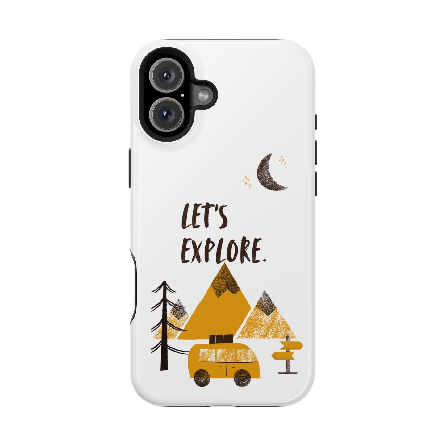 Let's Explore Phone Case — Adventure Camper Impact-Resistant Phone Cover