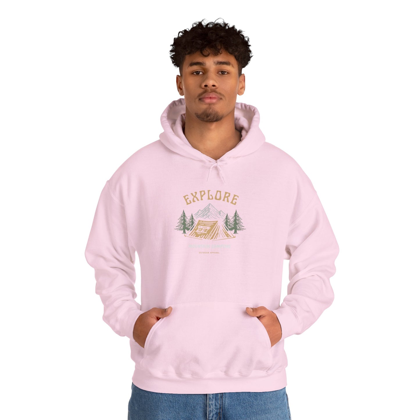 Explore Mountain Camping Hoodie | Vintage Outdoor Adventure Hoodie