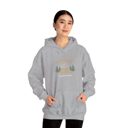 Explore Mountain Camping Hoodie | Vintage Outdoor Adventure Hoodie