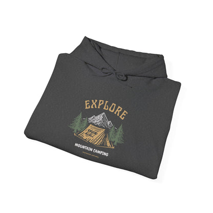 Explore Mountain Camping Hoodie | Vintage Outdoor Adventure Hoodie