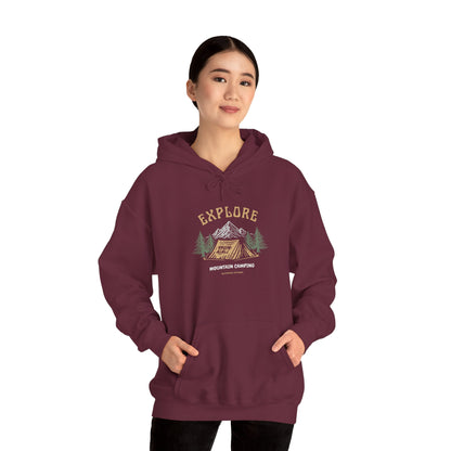 Explore Mountain Camping Hoodie | Vintage Outdoor Adventure Hoodie